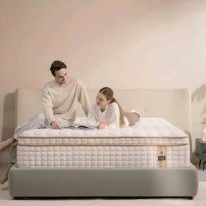 12" King Size Memory Foam Hybrid Mattress, Noiseless Motion Isolation Mattress - Picture 1 of 6