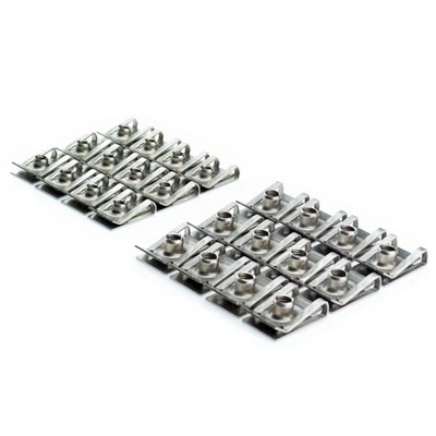 Blechmutter M5 M6 Clipse Klemmen Schnappmutter Federmutter metrisch - Bild 1 von 4