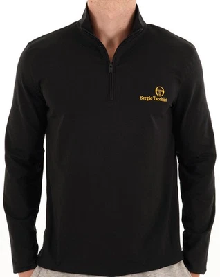 Top Sergio Tacchini 1/4 cremallera negro Foto 1 de 4
