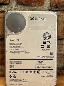 Seagate ST10000NM005G 10TB SATA 6Gb/s 4kn RPM7.2k Hard Drive - Picture 1 of 3