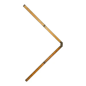 Schönes sauberes Lufkin Tools Nr. 781 24" klappbarer Holzlineal Buchsbaum und Messing gebunden - Bild 1 von 8