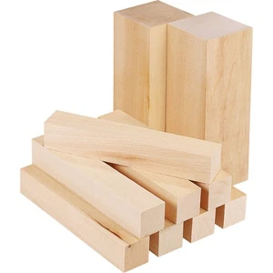 Lindenholz Holzklötze Set 10-teilig für Schnitzerei und Anfänger - Bild 1 von 12