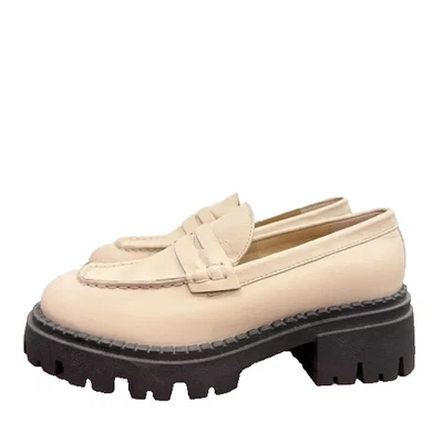 Мокасины Free People Lyra Lug Sole размер 38,5 серо-коричневые женские - Изображение 1 из 4