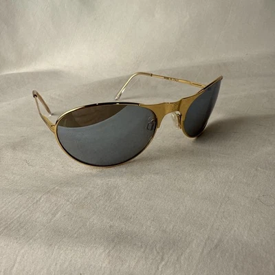 Vintage HELIOS by GARGOYLES USA Gold Tone Sport Sunglasses made In Italy - Image 1 of 4