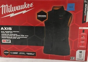 Milwaukee F300B-21M M12 Women's Black Axis Vest Kit - Imagen 1 de 6