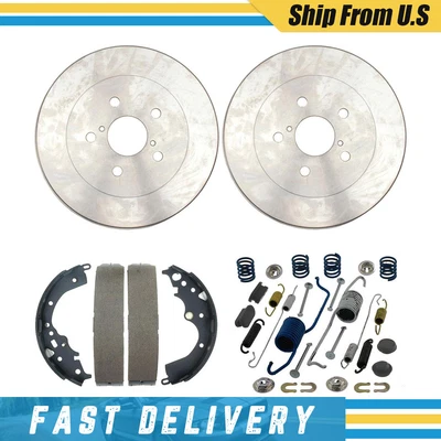 Rear Brake Drums Shoes Spring For Toyota Sienna 2004-10 W/ Rear Brake Drums - Image 1 of 4