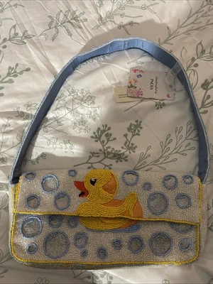 Viral  India Rubber Duck Beaded Bag New With Tag Fast Shipping - Image 1 of 3