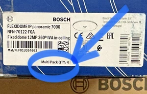 Lot of 4x Bosch NFN-70122-F0A IP Fixed Dome 12MP 360º IVA IC Panoramic Camera - Picture 1 of 5