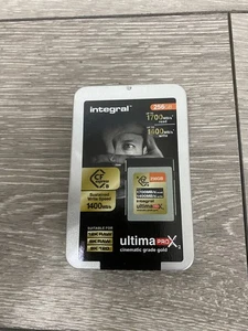 Integral 256GB CFexpress Gold Memory Card Type B 2.0 12K 8K 1700 Read 1400 write - Picture 1 of 2