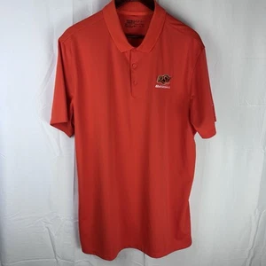 Oklahoma State Cowboys Baseball OSU Polo Shirt Mens XL Orange Nike Golf Dri Fit - Picture 1 of 10