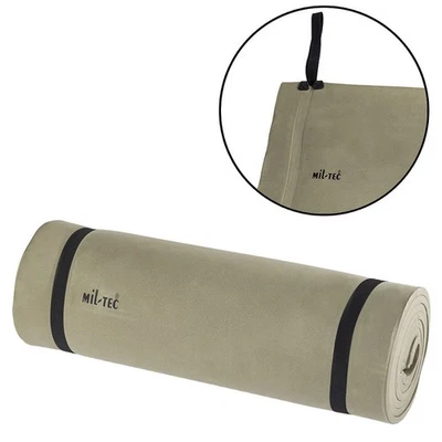 MIL-TEC Isomatte oliv gerollt mit Bändern 200x50x1 cm Gymnastikmatte Unterlage - Bild 1 von 2