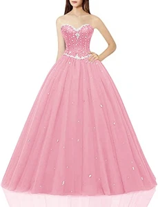 Vestido de baile Likedpage para mujer novia tul quinceañera vestidos vestido de graduación - Imagen 1 de 7