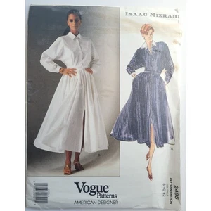 Vintage Schnittmuster Hemdkleid mit Knopfleiste Größe 8-12 Brustumfang 31,5 bis 34 Vogue 2495 - Bild 1 von 6