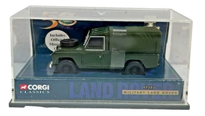 Corgi Classics 1:43 Scale Land Rover LWB British Military 07302 Green Landrover - Picture 1 of 3