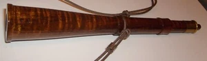 Turkey Call - Breland Trumpet made of Brown Curly Koa with Adjustable Lanyard - Picture 1 of 5