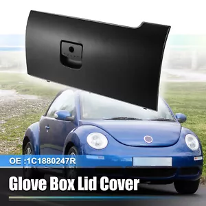 Cubierta de tapa de puerta de guantera de tablero para Volkswagen Beetle 2003-2010 1C1880247R negra - Imagen 1 de 6