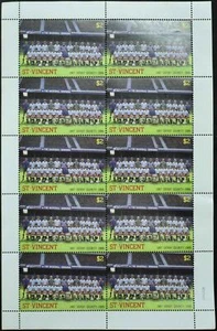 St. Vincent 1987-1988 Derby County Football Team MNH Sheet #V13528 - Picture 1 of 1