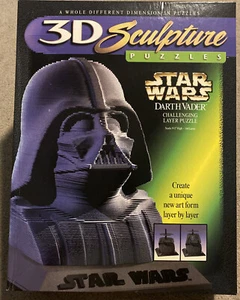 Rompecabezas de capas de Star Wars Darth Vader escultura 3D 1997 B67 - Imagen 1 de 9