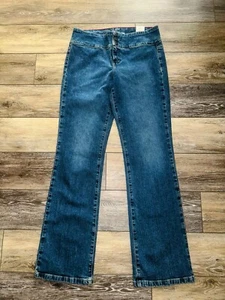 Tommy Hilfiger Vintage Y2K Hipster Boot Cut Jeans Tall Size 6 NOS NWT 2002 Boho - Picture 1 of 7