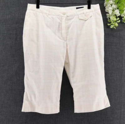 Bermudas de golf Burberry para mujer rosa a cuadros Nova hasta la rodilla talla 10 Foto 1 de 4