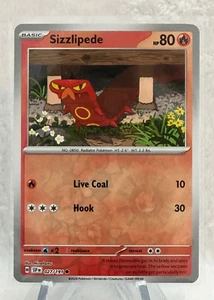 Pokemon - Sizzlipede 027/191 - Reverse Holo - Surging Sparks - Picture 1 of 6