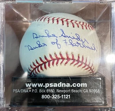 PERFECT Duke Snider Single Signed Baseball PSA GRADED 10 Hall of Fame GEM MINT - Image 1 of 2