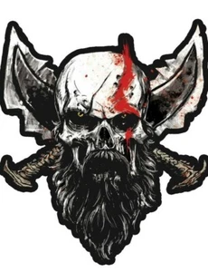 Calcomanías de vinilo God of War Skull Blades de 3""-6 - Imagen 1 de 1