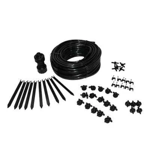 Drip Irrigation System Kit for Starters Outdoor Use 20 Plants UV-Resistant NEW - Imagen 1 de 2