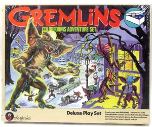 1984 GREMLINS Colorforms Adventure Set #2368 Deluxe Play Set MINT Sealed - Picture 1 of 4