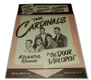 Vintage Gale Agency Talent Flyer The Cardinals Reprint Rare - Picture 1 of 2