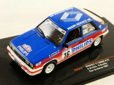 IXO Renault 11 Turbo #16 Oreille Rally Tour de Corse 1987 1/43 RAC312 - Immagine 1 di 3