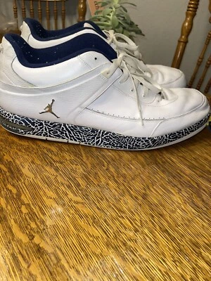 Nike Air Jordan Clásico '87 Zapatos Blanco Plata Gris Cemento Talla 13 (317770-101) Foto 1 de 4