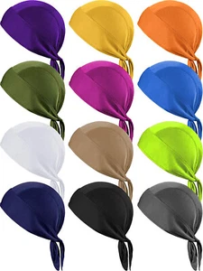 Summer Skull Cap Men Women Cooling Sweat Wicking Helmet Cycling Hat Head Bandana - Picture 1 of 66