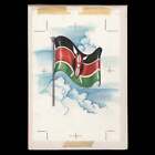 Kenya 1997 COMESA Inauguration aquarelle œuvre d'art par Oliver Karenga
