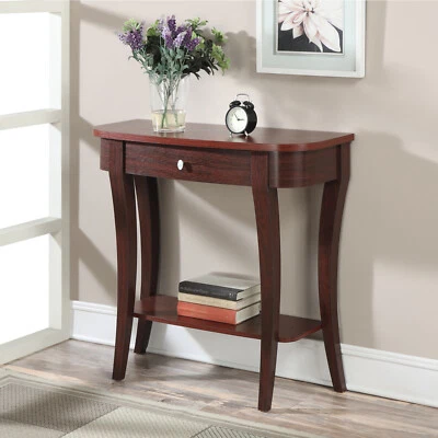 Convenience Concepts Newport Console Table Mahogany - 121499mg - Image 1 of 3