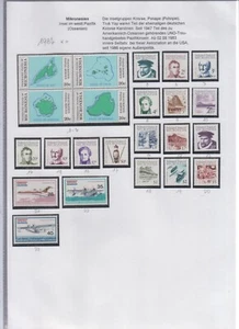 1115 - Mikronesien - 1984 - Mi-Nr. 1 - 23 postfrisch - Imagen 1 de 1
