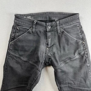 G-Star Raw Jeans Herren 28x32 Schwarz 5620 3D Super Slim Leg Low Rise Moto Biker - Bild 1 von 15