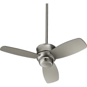 Quorum Gusto Ceiling Fan, Satin Nickel - 32323-65 - Picture 1 of 1
