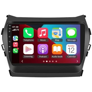 9" Android 13 Wireless CarPlay Android Auto Car Radio Receiver for Hyundai Sa... - Picture 1 of 8