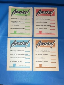 AWAKE! Magazine Jehovah's Witnesses Original  WatchTower 1964 Lot of 24 - Picture 1 of 12