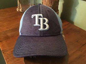 New NEW ERA 9FORTY MLB Tampa Bay RAYS Baseball Hat Cap, BLUE DENIM - Picture 1 of 5