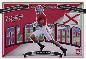 🏈 Jameson Williams 2022 Panini Prestige Football Season Greetings RC #SG-10 - Picture 1 of 2