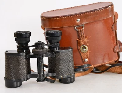 Antikes Fernglas 6x25 mit Lederkoffer ⭐✅ (8263) - Bild 1 von 4