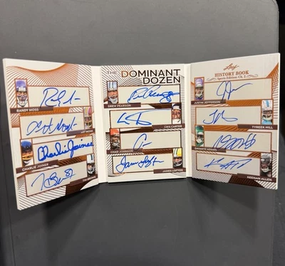 Libro de historia Leaf Auto Randy Moss, Justin Jefferson Tyreek Hill Davante Adam’s Foto 1 de 4