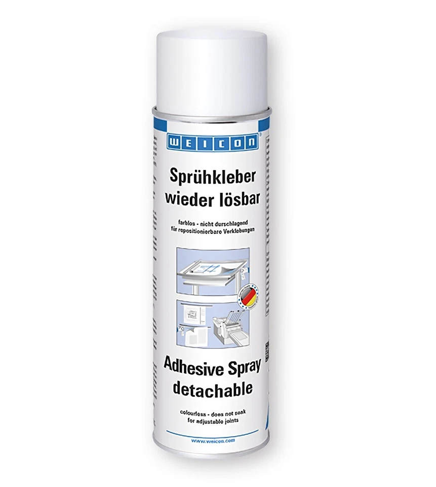 WEICON 10024663 (11802500) Sprühkleber 500 ml - wieder lösbar -