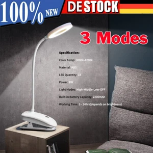 LED Steckdosenlampe dimmbar Steckerlampe 8W flexibel Leselampe Leuchte - Bild 1 von 11