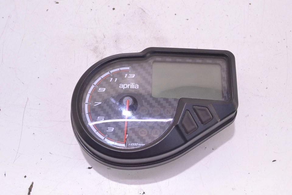 Aprilia Tuono 125 Speedometer Clock Instrument Cluster Dash 2017 15516167 - Image 1 of 4