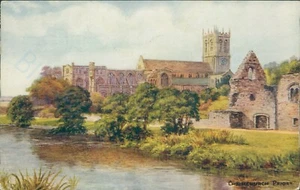 Christchurch priory c1956 - Picture 1 of 2