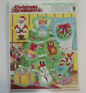 CHRISTMAS ORNAMENTS Frame Puzzle 1980 Holiday - Picture 1 of 2