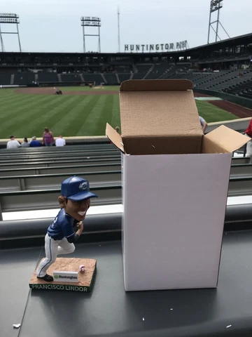 Francisco Lindor Columbus Clippers 2019 SGA Bobblehead Bobble Head Cover